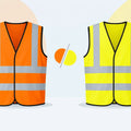 Orange oder gelbe Warnweste: Welche Farbe passt?