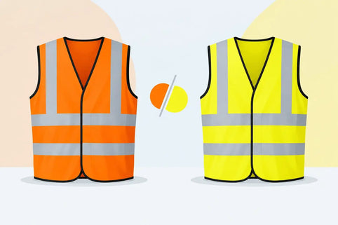 Orange oder gelbe Warnweste: Welche Farbe passt?