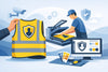 Security Warnweste bedrucken lassen