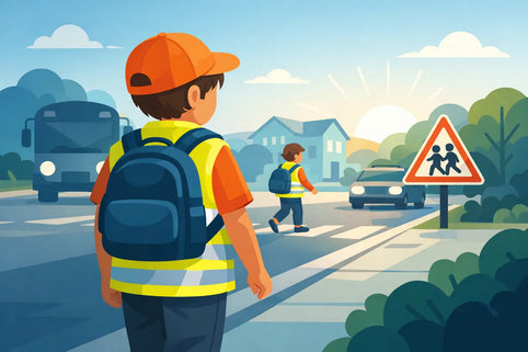 Kinder-Warnweste für den Schulweg richtig wählen