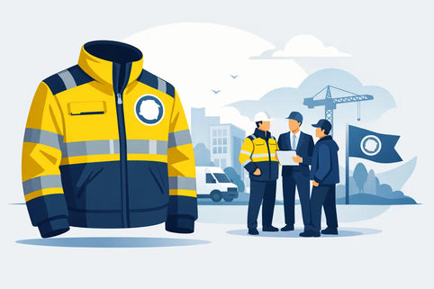 Warnschutz-Jacke mit Logo für professionelle Teams