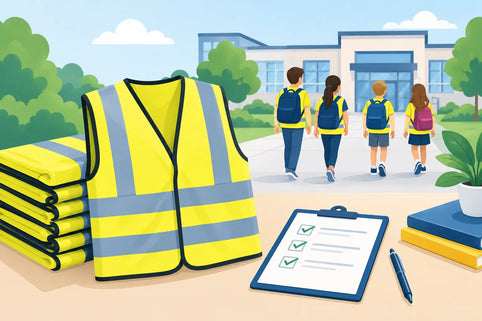 Warnwesten für Schulen bestellen und sicher planen