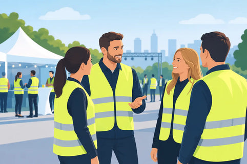 Warnwesten für Firmen-Events richtig einsetzen