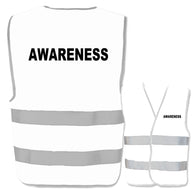 Awareness-Warnwesten mit zwei Leuchtstreifen // viele Farben und Größen // abweichender Begriff möglich