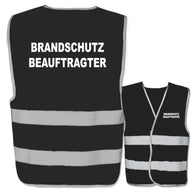 Brandschutzbeauftragter-Warnwesten mit zwei Leuchtstreifen // viele Farben und Größen // abweichender Begriff möglich