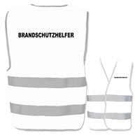 Brandschutzhelfer-Warnwesten mit zwei Leuchtstreifen // viele Farben und Größen // abweichender Begriff möglich