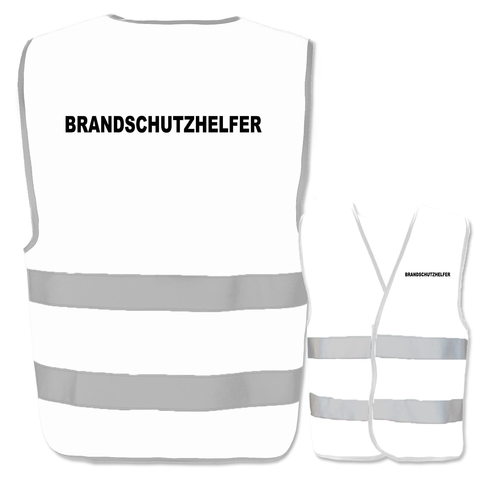 Brandschutzhelfer-Warnwesten mit zwei Leuchtstreifen // viele Farben und Größen // abweichender Begriff möglich