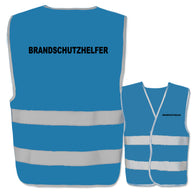 Brandschutzhelfer-Warnwesten mit zwei Leuchtstreifen // viele Farben und Größen // abweichender Begriff möglich