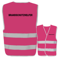 Brandschutzhelfer-Warnwesten mit zwei Leuchtstreifen // viele Farben und Größen // abweichender Begriff möglich