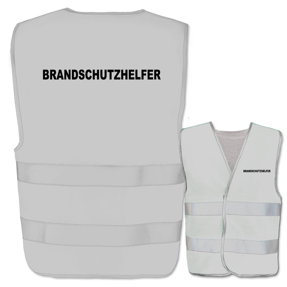 Brandschutzhelfer-Warnwesten mit zwei Leuchtstreifen // viele Farben und Größen // abweichender Begriff möglich
