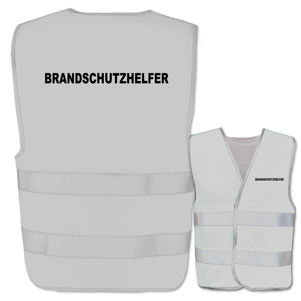 Brandschutzhelfer-Warnwesten mit zwei Leuchtstreifen // viele Farben und Größen // abweichender Begriff möglich