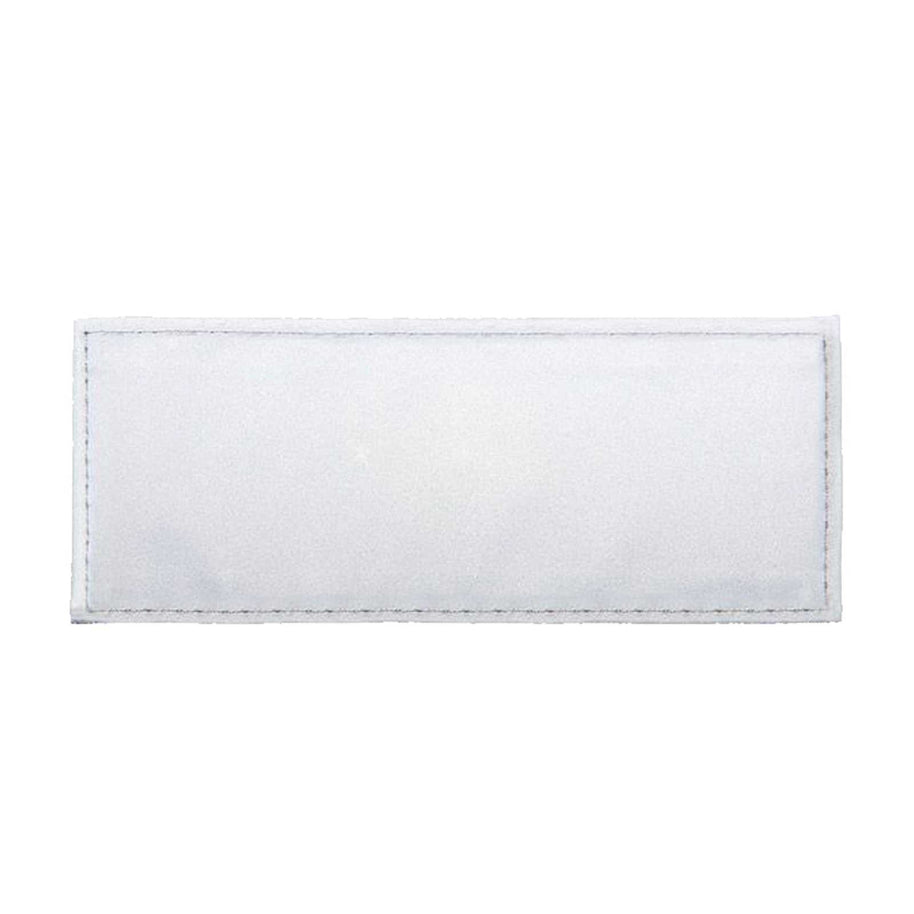 Weißer Brustpatch für Tactical Weste KXTAC Bonn mit Hakenklett-Befestigung und individualisierbarem Druck