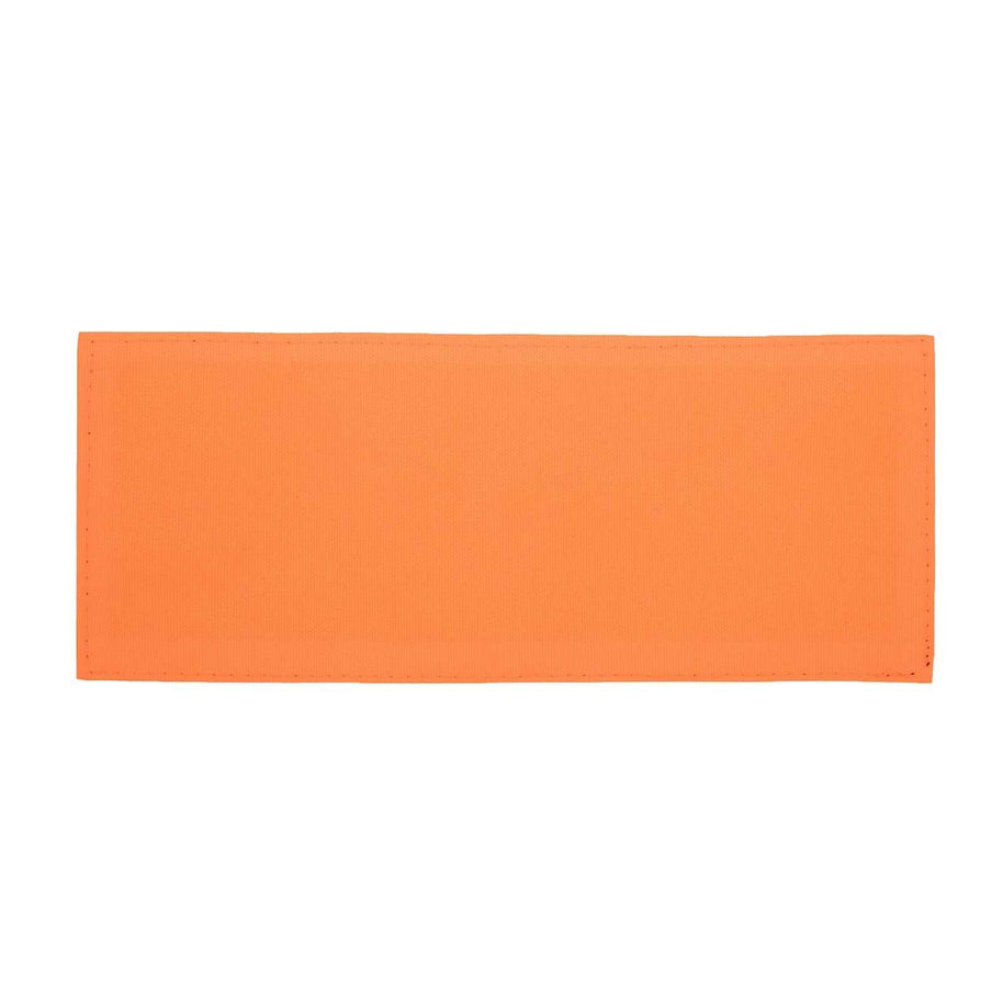 Orangener Rückenpatch für Tactical Weste KXTAC und KXMTAC mit Hakenklett Befestigung