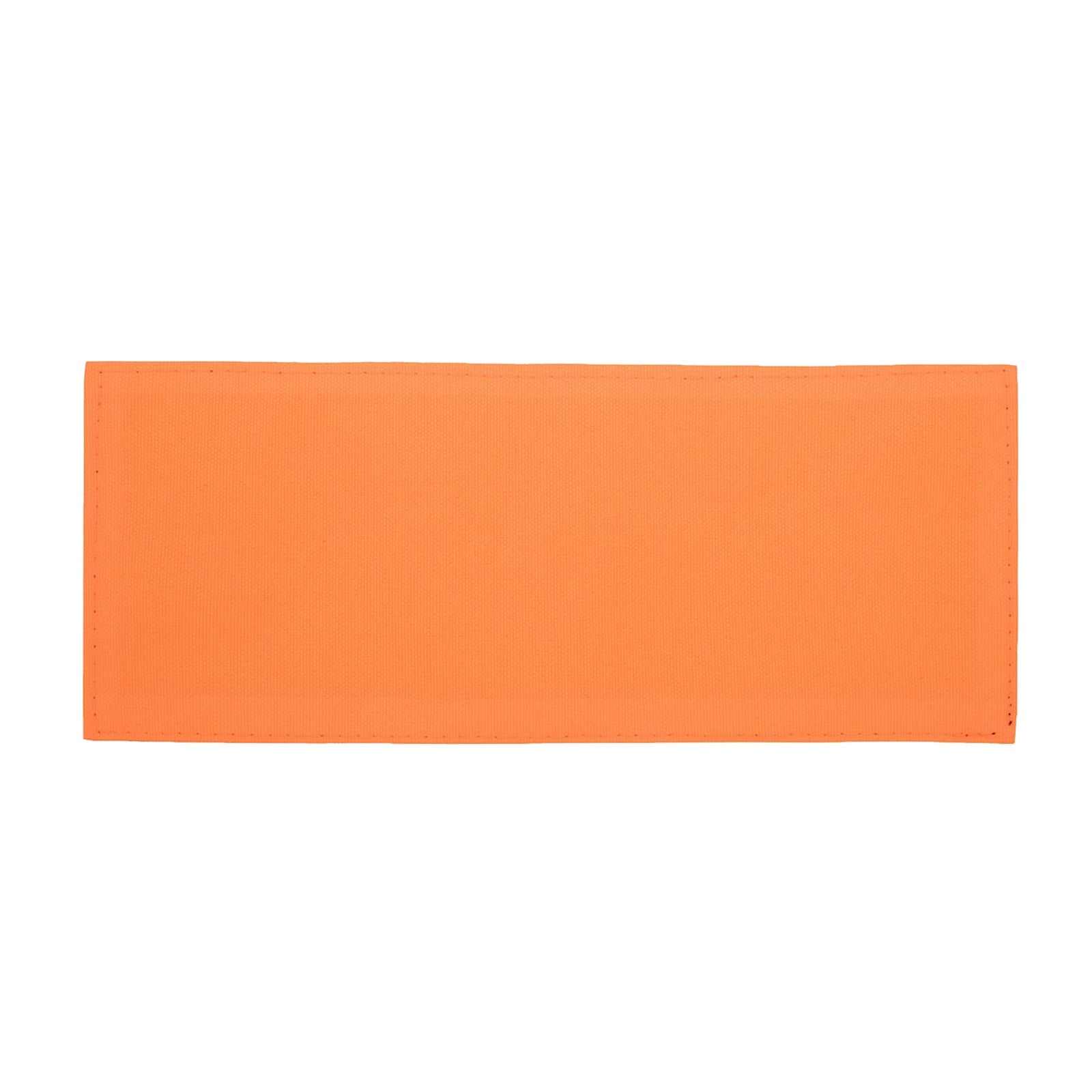 Orangener Rückenpatch für Tactical Weste KXTAC und KXMTAC mit Hakenklett Befestigung