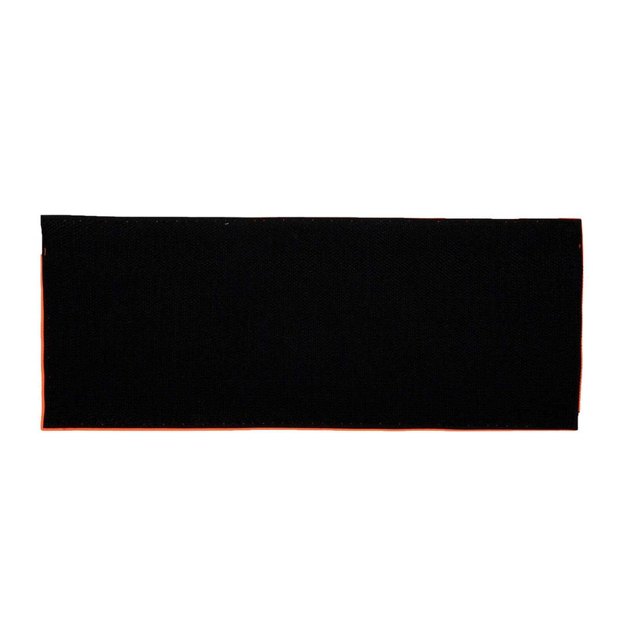 schwarzer Rückenpatch für Tactical Weste KXTAC und KXMTAC, 25,5 x 10 cm, mit Hakenklett zur individuellen Gestaltung und Befestigung