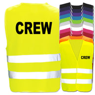 Crew-Warnwesten mit zwei Leuchtstreifen // viele Farben und Größen // abweichender Begriff möglich