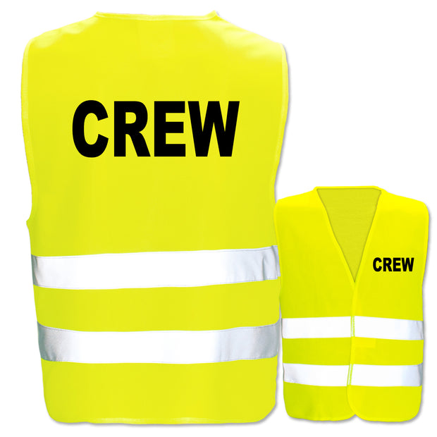 Crew-Warnwesten mit zwei Leuchtstreifen // viele Farben und Größen // abweichender Begriff möglich