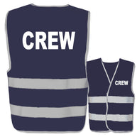 Crew-Warnwesten mit zwei Leuchtstreifen // viele Farben und Größen // abweichender Begriff möglich