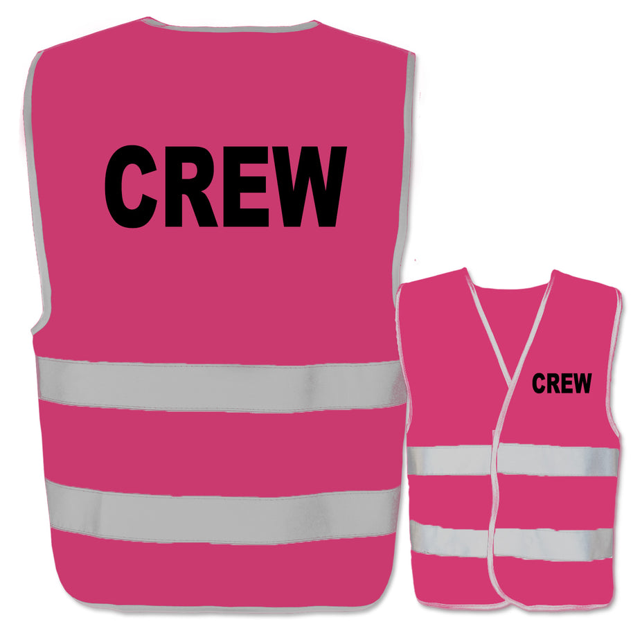 Crew-Warnwesten mit zwei Leuchtstreifen // viele Farben und Größen // abweichender Begriff möglich