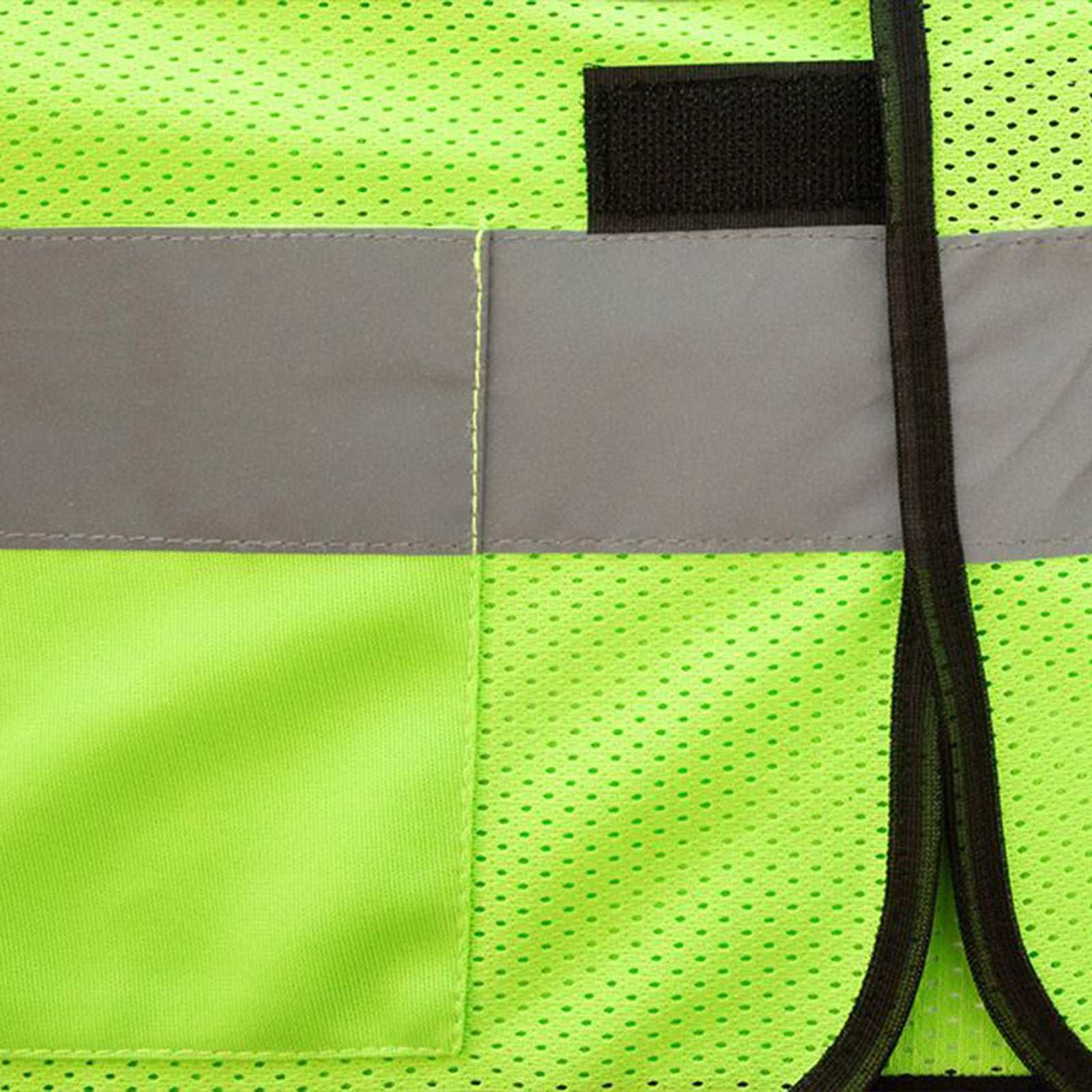Korntex Kinder Mesh Warnweste „Korfu“ in Gelb mit Reflexstreifen und Klettverschluss für Kinder von 3 bis 8 Jahren