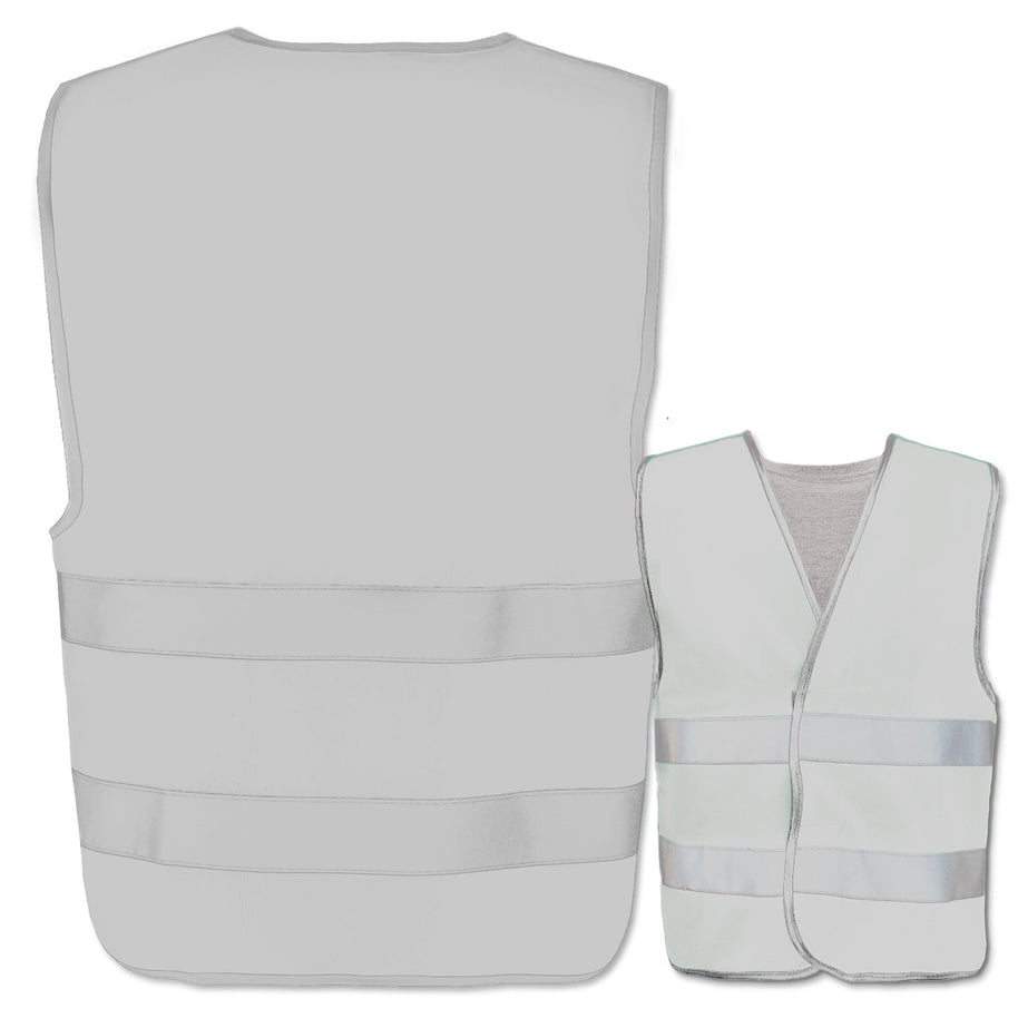 EasyMesh Test-Warnweste mit zwei reflektierenden Leuchtstreifen in mehreren Farben und Größen