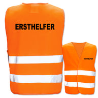 Ersthelfer-Warnwesten mit zwei Leuchtstreifen // viele Farben und Größen // abweichender Begriff möglich