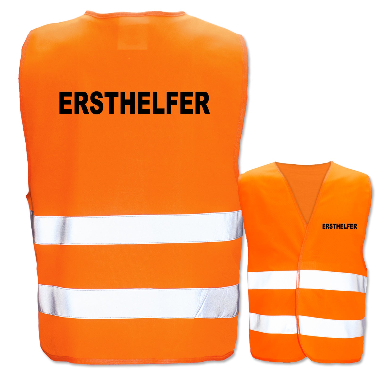 Ersthelfer-Warnwesten mit zwei Leuchtstreifen // viele Farben und Größen // abweichender Begriff möglich