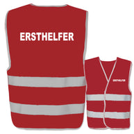 Ersthelfer-Warnwesten mit zwei Leuchtstreifen // viele Farben und Größen // abweichender Begriff möglich
