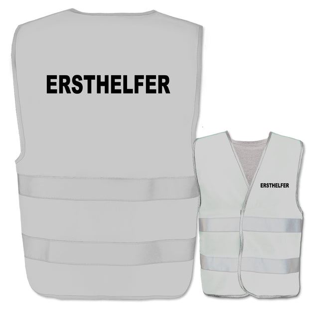 Ersthelfer-Warnwesten mit zwei Leuchtstreifen // viele Farben und Größen // abweichender Begriff möglich