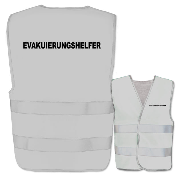 Evakuierungshelfer-Warnwesten mit zwei Leuchtstreifen // viele Farben und Größen // abweichender Begriff möglich
