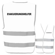 Evakuierungshelfer-Warnwesten mit zwei Leuchtstreifen // viele Farben und Größen // abweichender Begriff möglich