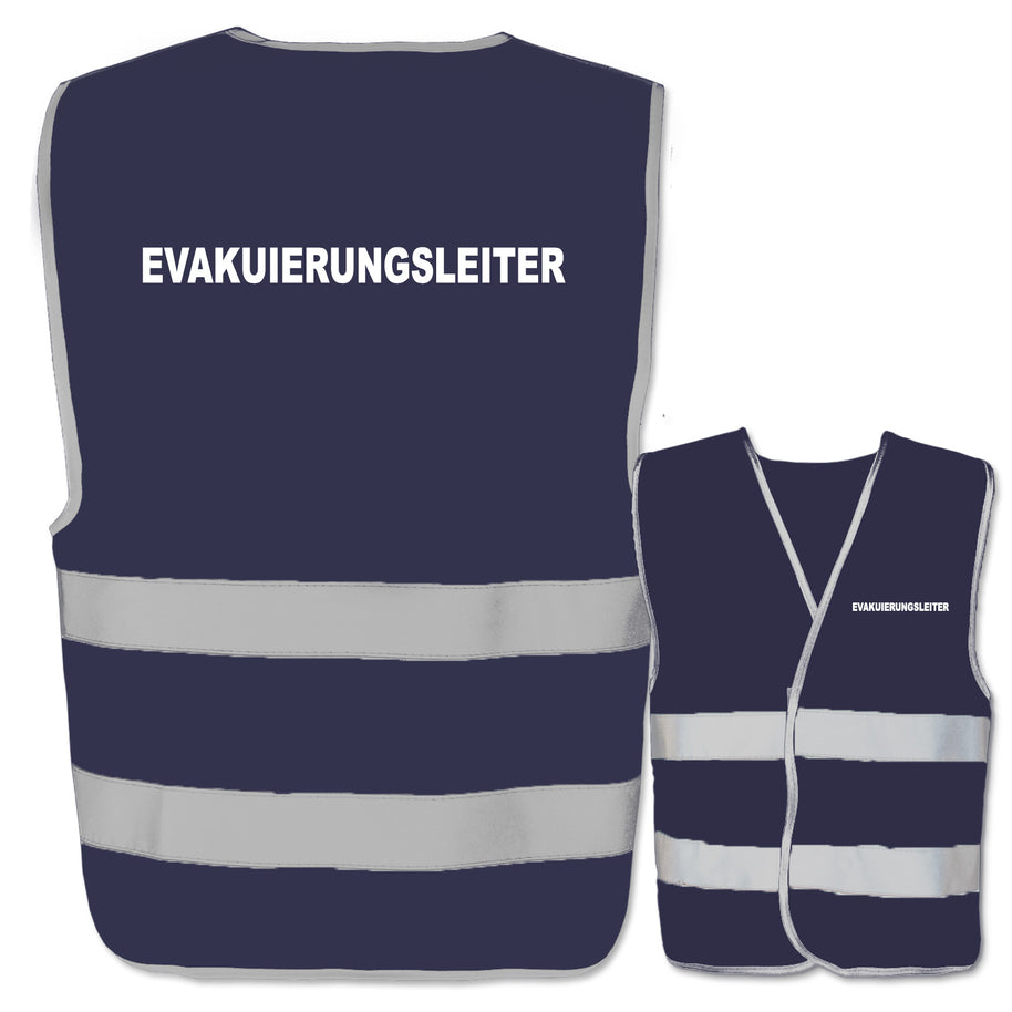 Evakuierungsleiter-Warnwesten mit zwei Leuchtstreifen // viele Farben und Größen // abweichender Begriff möglich