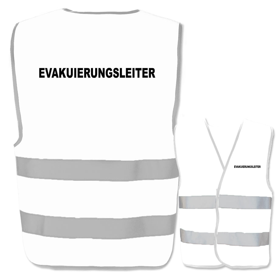Evakuierungsleiter-Warnwesten mit zwei Leuchtstreifen // viele Farben und Größen // abweichender Begriff möglich