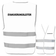 Evakuierungsleiter-Warnwesten mit zwei Leuchtstreifen // viele Farben und Größen // abweichender Begriff möglich