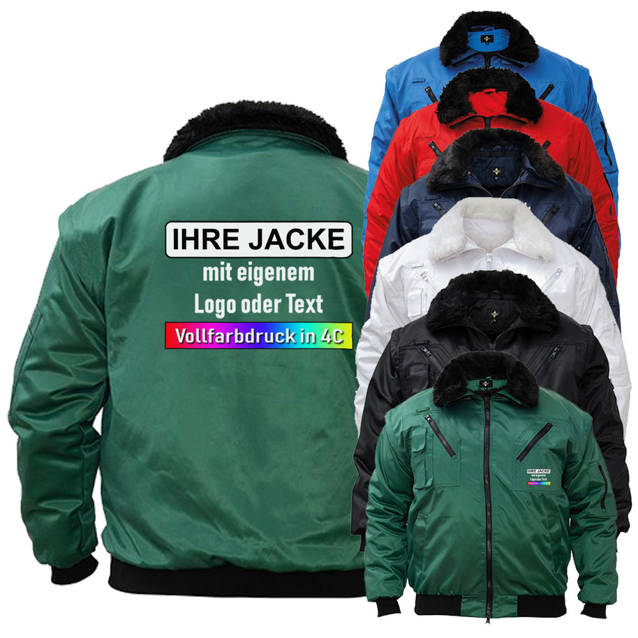 Farbige 4-in-1 Premium Pilotenjacke „Oslo“