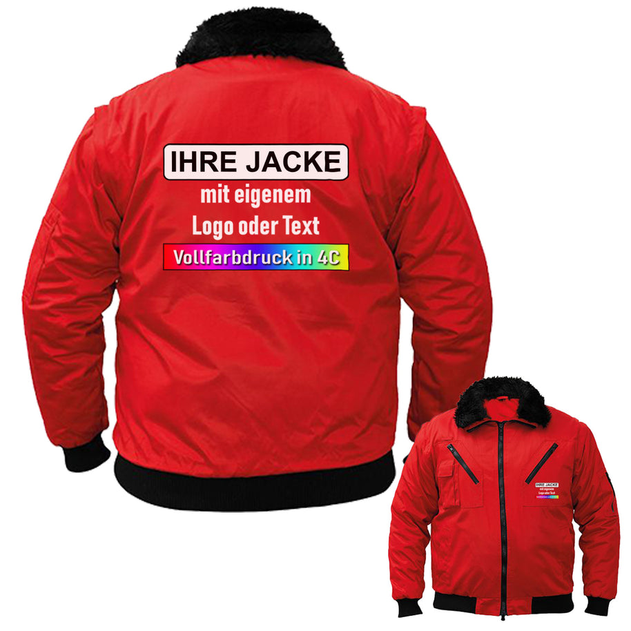 Farbige 4-in-1 Premium Pilotenjacke „Oslo“