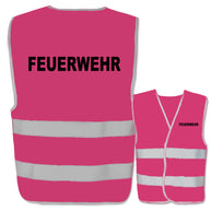 Feuerwehr-Warnwesten mit zwei Leuchtstreifen // viele Farben und Größen // abweichender Begriff möglich