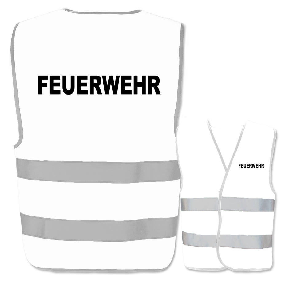 Feuerwehr-Warnwesten mit zwei Leuchtstreifen // viele Farben und Größen // abweichender Begriff möglich