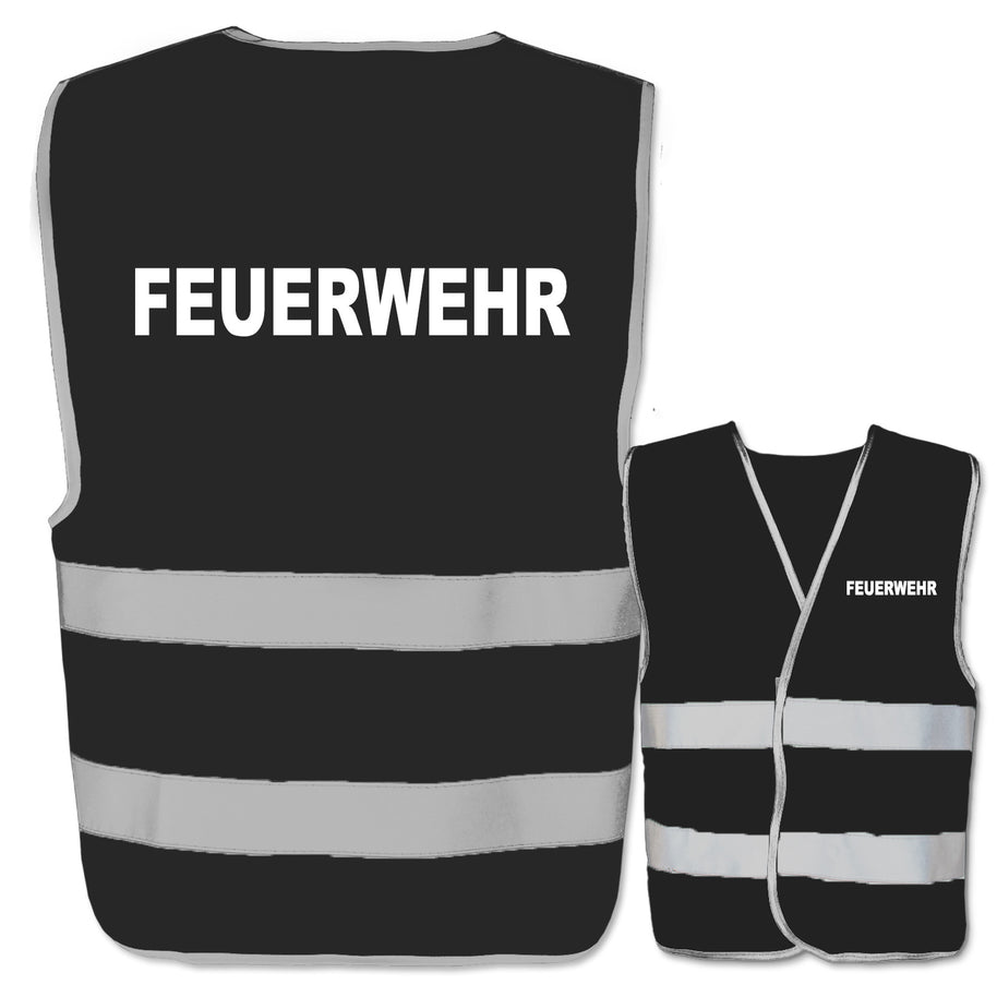 Feuerwehr-Warnwesten mit zwei Leuchtstreifen // viele Farben und Größen // abweichender Begriff möglich