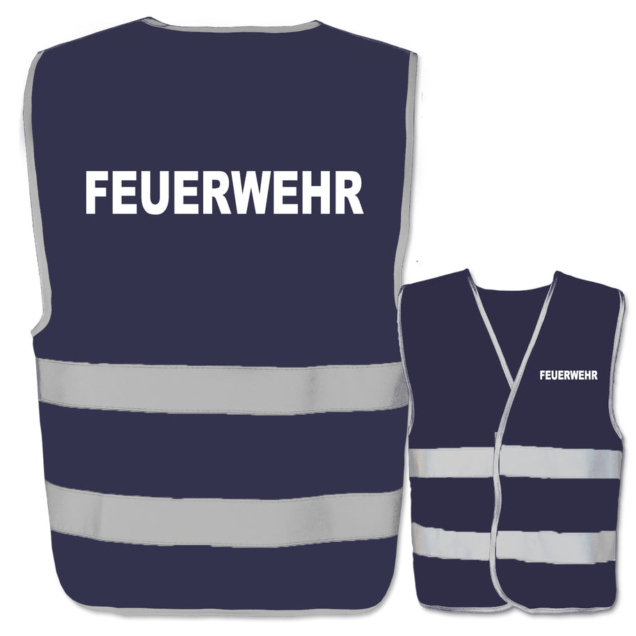 Feuerwehr-Warnwesten mit zwei Leuchtstreifen // viele Farben und Größen // abweichender Begriff möglich