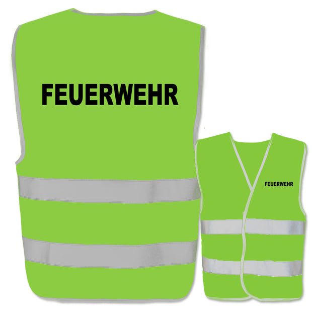 Feuerwehr-Warnwesten mit zwei Leuchtstreifen // viele Farben und Größen // abweichender Begriff möglich