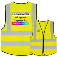 Korntex Premium Multifunktionswarnweste Munich mit 3M Reflexstreifen und Taschen