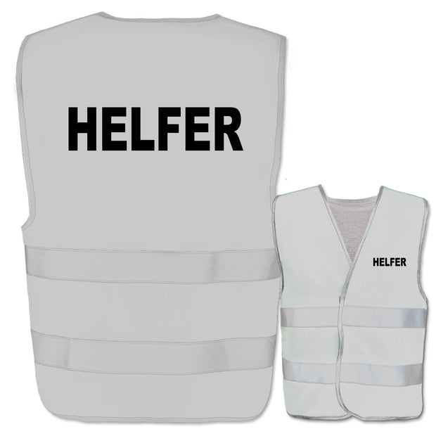 Helfer-Warnwesten mit zwei Leuchtstreifen // viele Farben und Größen // abweichender Begriff möglich