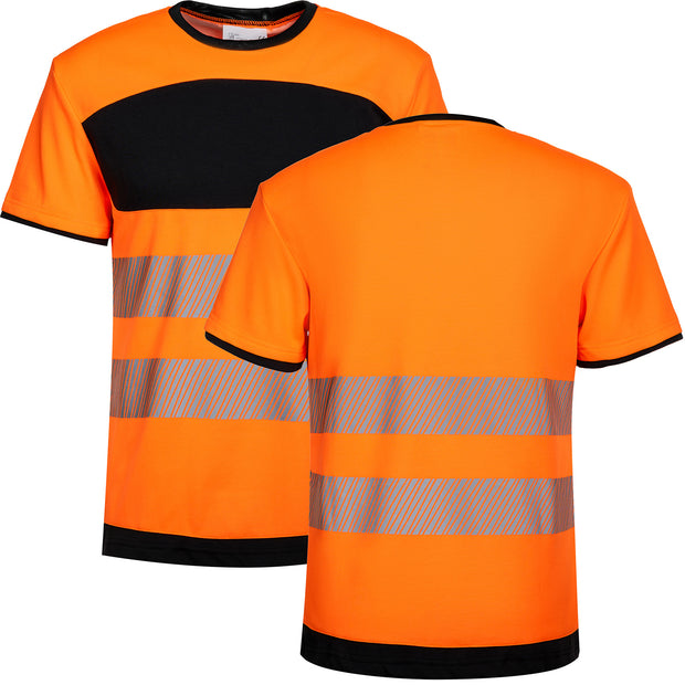 Korntex Hi-Vis T-Shirts "EOST" // Warnschutz-Shirt in Signalfarben // optional mit Druck
