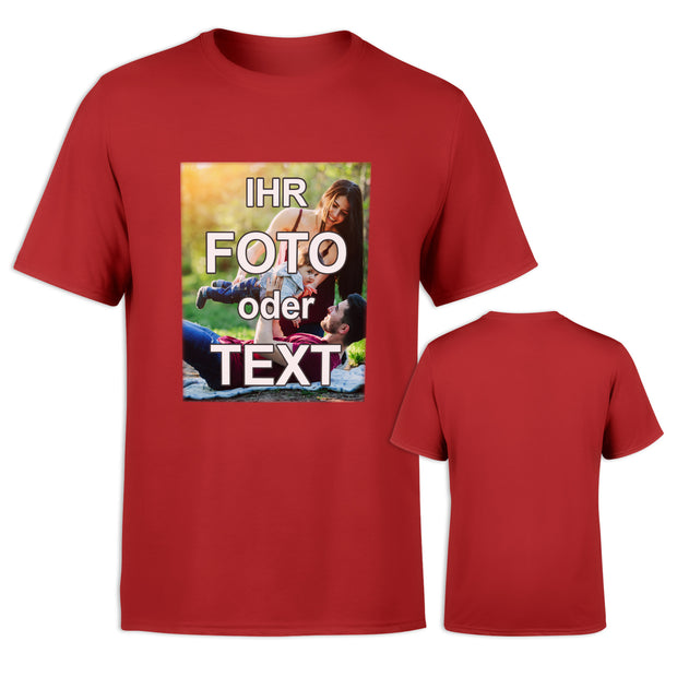 Bedrucktes Unisex T-Shirt Sol's Regent // 100% Baumwolle // vollfarbig bedruckt mit Foto Text Logo Name