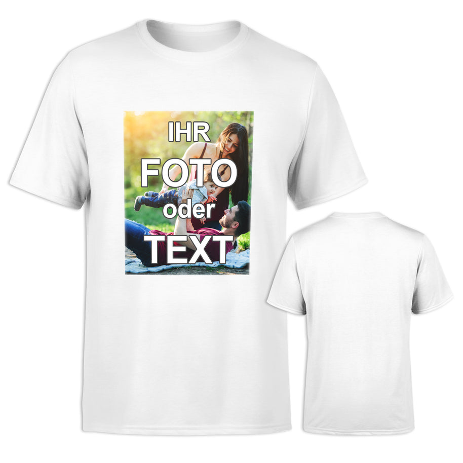 Bedrucktes Unisex T-Shirt Sol's Regent // 100% Baumwolle // vollfarbig bedruckt mit Foto Text Logo Name