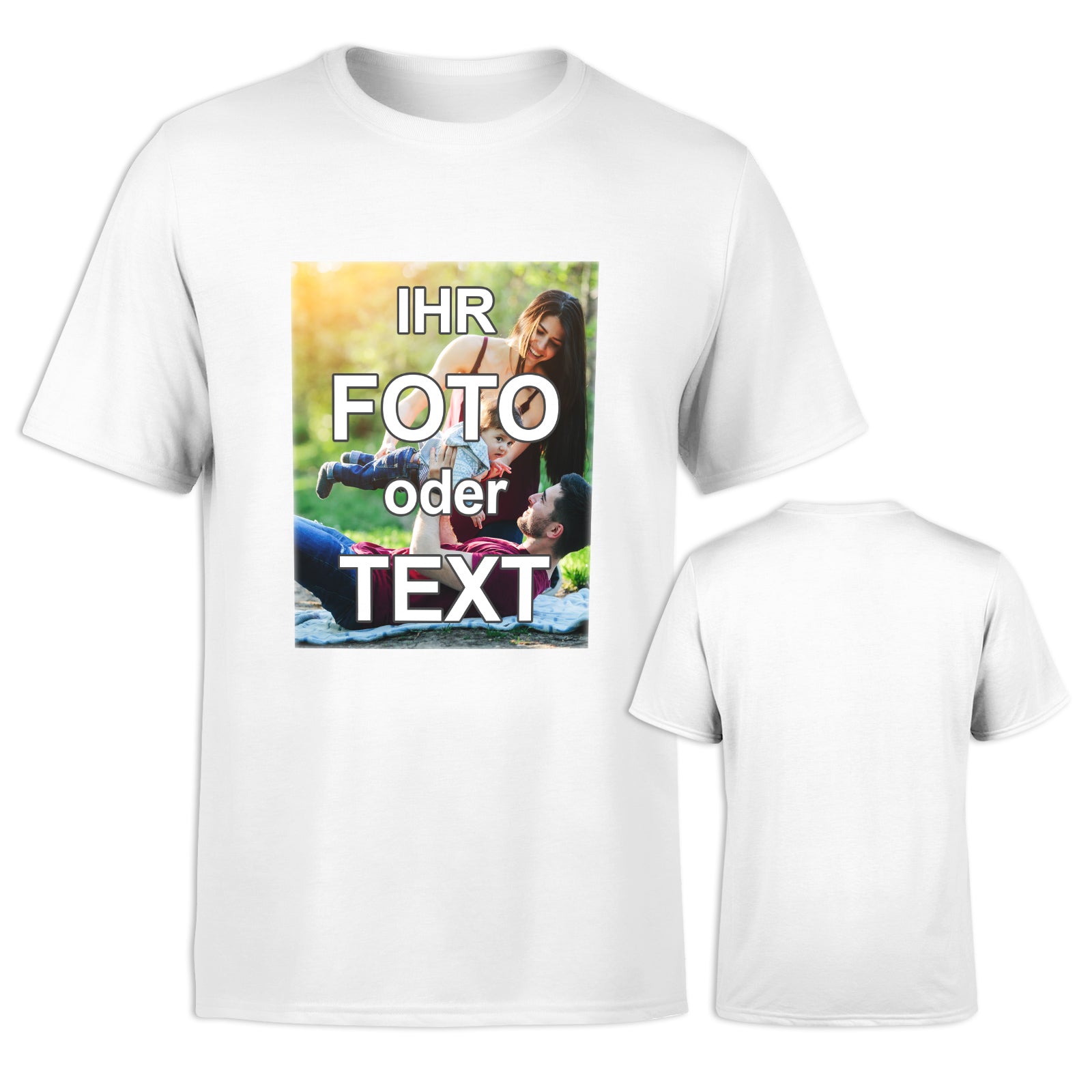 Bedrucktes Unisex T-Shirt Sol's Regent // 100% Baumwolle // vollfarbig bedruckt mit Foto Text Logo Name