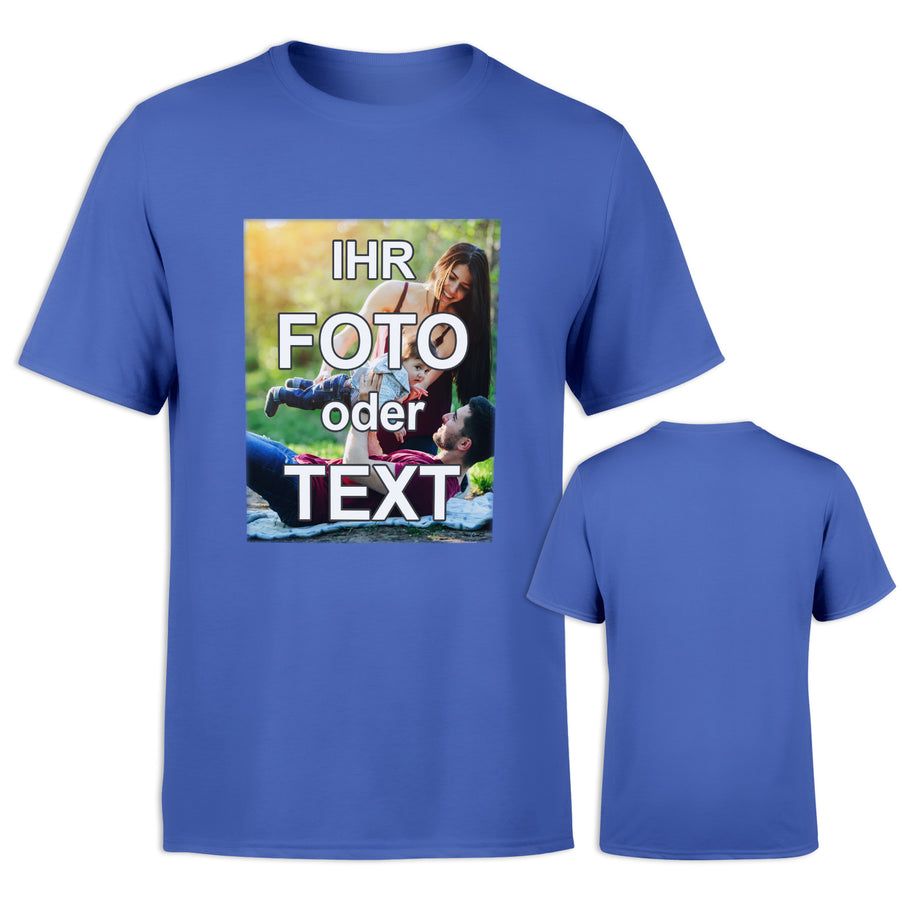 Bedrucktes Unisex T-Shirt Sol's Regent // 100% Baumwolle // vollfarbig bedruckt mit Foto Text Logo Name