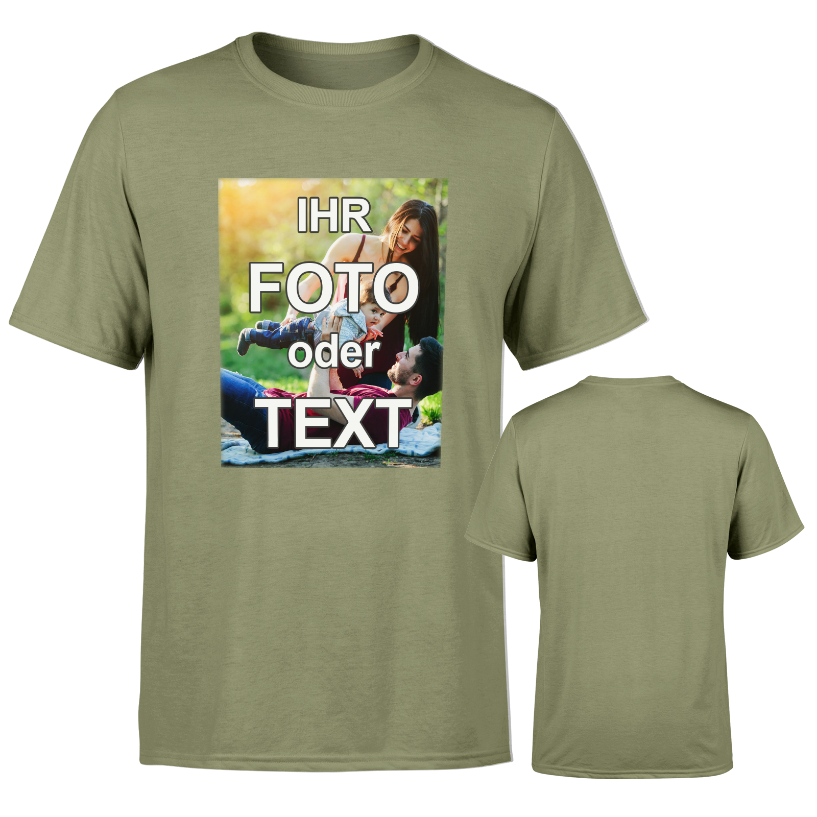 Bedrucktes Unisex T-Shirt Sol's Regent // 100% Baumwolle // vollfarbig bedruckt mit Foto Text Logo Name