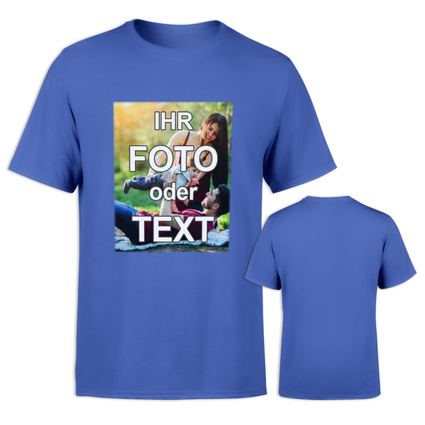 Bedrucktes Unisex T-Shirt Sol's Regent // 100% Baumwolle // vollfarbig bedruckt mit Foto Text Logo Name